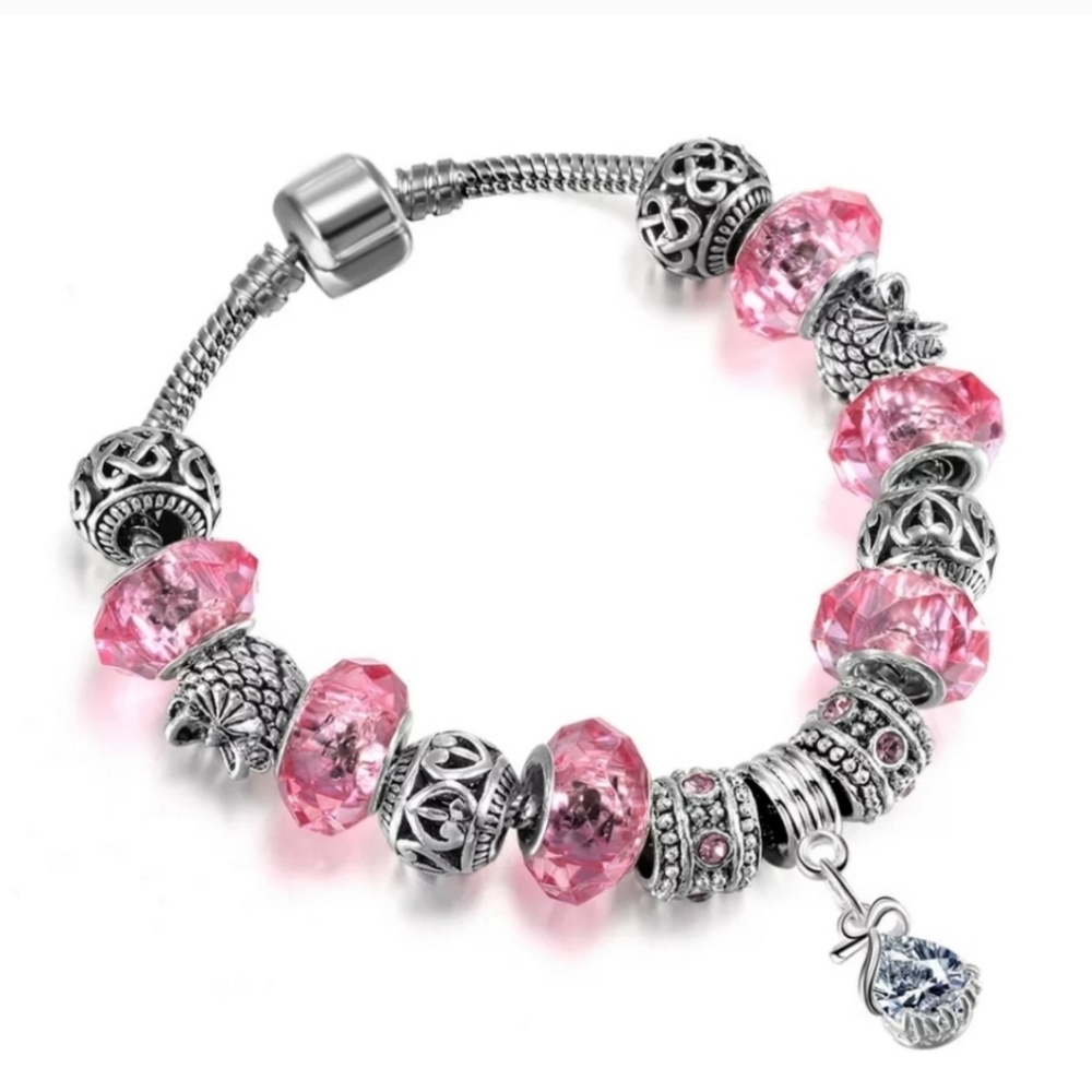 charm bracelet with all the charms